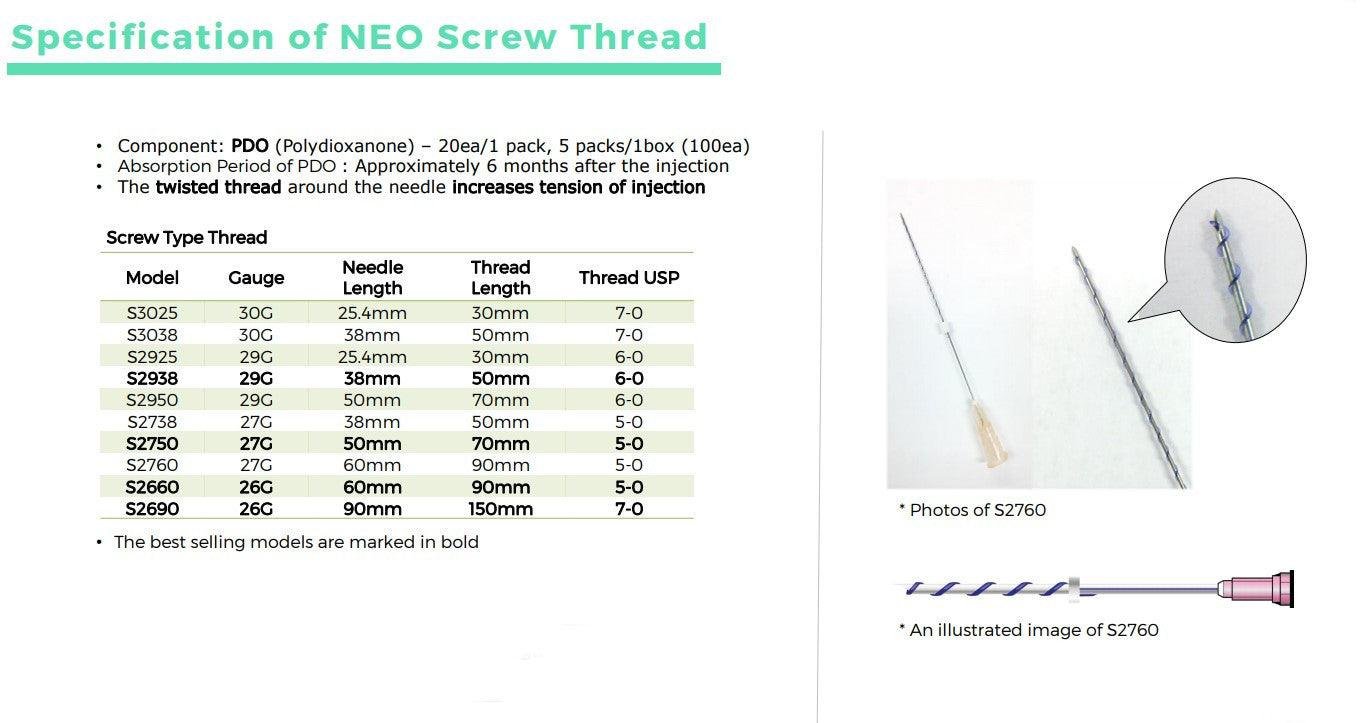Neo Screw Thread Lifting PDO thread lift - Image 2